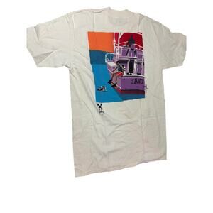 VTG Boat Scuba Diving Jantzen T-shirt Large USA Made Single Stitch 1980s
